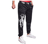 2015 New Winter Men's Letters Printed Men Joggers Loose Tether Home Fitness Pants Casual Men Jogger Pants M-XXL