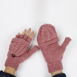 2 in 1 Fingerless Gloves & Mittens