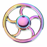 Fidget Spinner Rainbow Colour Aluminum Metal Material