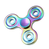 Fidget Spinner Rainbow Colour Aluminum Metal Material