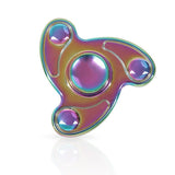 Fidget Spinner Rainbow Colour Aluminum Metal Material